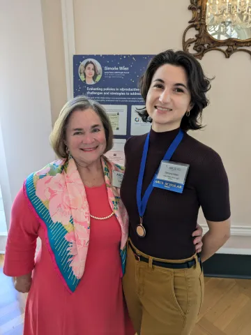 Simone Wien with her donor